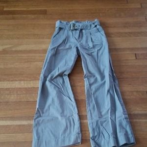 Paperbag Waist Wide Leg Pants